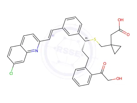 Chemical structure of Montelukast Impurity 24