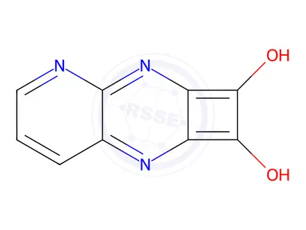 Chemical structure of Cyclobuta[b]pyrido[2,3-e]pyrazine-6,7-dione, 5,8-dihydro-(8CI,9CI)