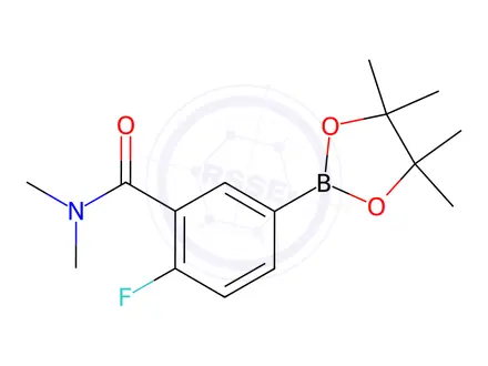 Chemical structure of 2-Fluoro-N,N-dimethyl-5-(tetramethyl-1,3,2-dioxaborolan-2-yl)benzamide