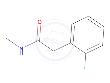 Chemical structure of 2-(2-chlorophenyl)-N-methylacetamide