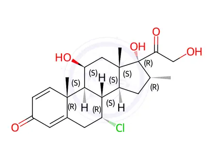 Chemical structure of Alclometasone