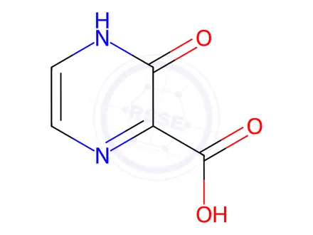 Chemical structure of 3-Oxo-3,4-dihydropyrazine-2-carboxylic Acid