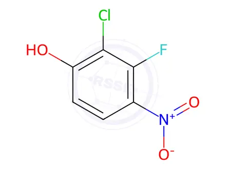 Chemical structure of 2-Chloro-3-fluoro-4-nitrophenol