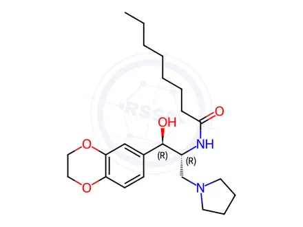 Chemical structure of Eliglustat