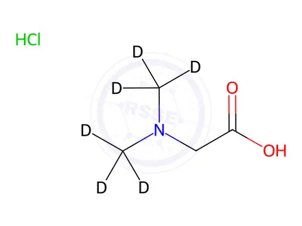 Chemical structure of N,N-Dimethyl-d6-glycine Hydrochloride