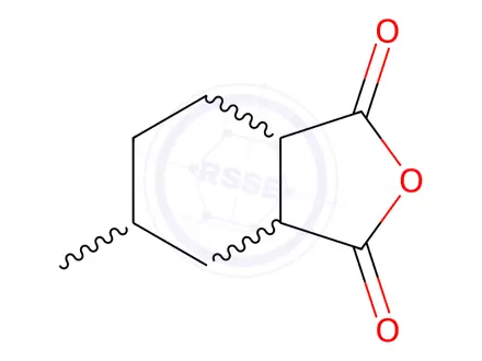Chemical structure of HEXAHYDRO-4-METHYLPHTHALIC ANHYDRIDE