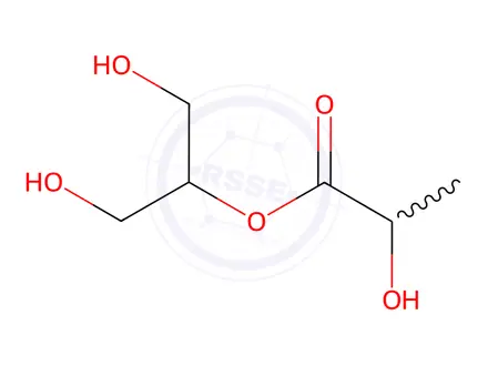 Chemical structure of Glycerol 2-lactate