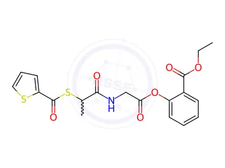 Chemical structure of Stepronin Impurity 1