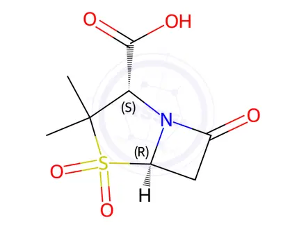 Chemical structure of Sulbactam