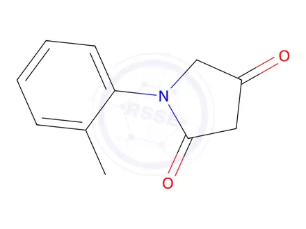 Chemical structure of 1-(2-methylphenyl)pyrrolidine-2,4-dione