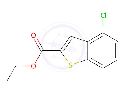 Chemical structure of Ethyl 4-chloro-1-benzothiophene-2-carboxylate