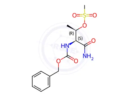 Chemical structure of Aztreonam Impurity 102