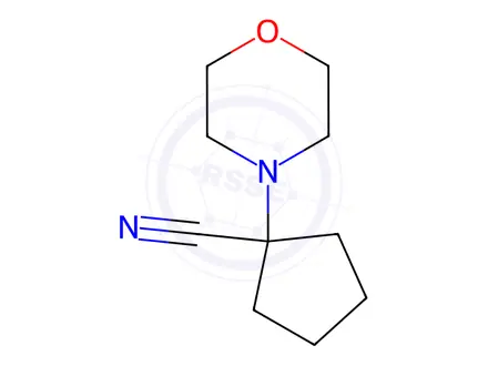 Chemical structure of 1-Morpholin-4-ylcyclopentanecarbonitrile