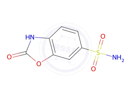 Chemical structure of 2-oxo-2,3-dihydro-1,3-benzoxazole-6-sulfonamide