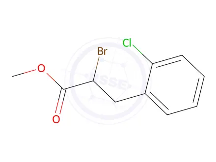 Chemical structure of Methyl 2-bromo-3-(2-chlorophenyl)propanoate