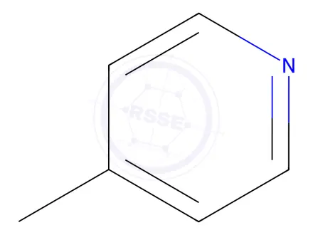 Chemical structure of 4-Methylpyridine