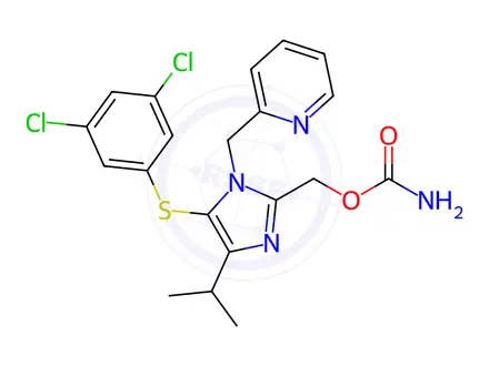 Chemical structure of Capravirine Impurity 3