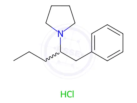 Chemical structure of Prolintane Hydrochloride - API Standards