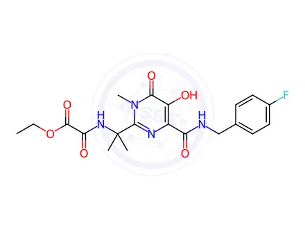 Chemical structure of Raltegravir Diketo Ethoxy Impurity