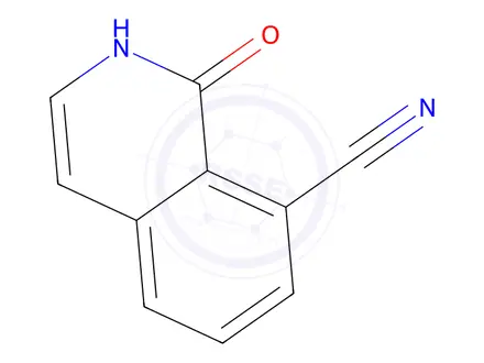 Chemical structure of 1-Hydroxyisoquinoline-8-carbonitrile
