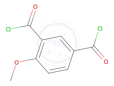 Chemical structure of 4-methoxyisophthaloyl dichloride