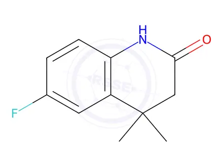 Chemical structure of 6-Fluoro-4,4-dimethyl-1,3-dihydroquinolin-2-one