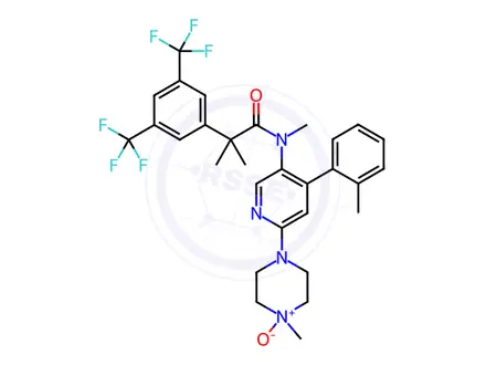 Chemical structure of Netupitant N-Oxide