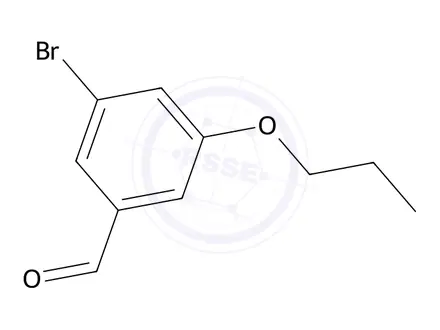 Chemical structure of 3-Bromo-5-propoxybenzaldehyde