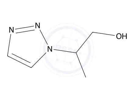 Chemical structure of 2-(1H-1,2,3-Triazol-1-yl)propan-1-ol