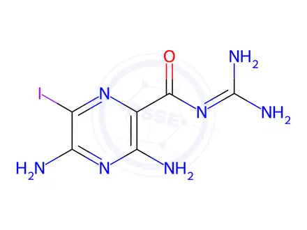 Chemical structure of 6-Iodo Amiloride