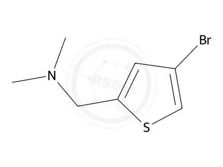 Chemical structure of 1-(4-Bromothiophen-2-yl)-N,N-dimethylmethanamine