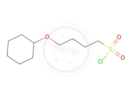 Chemical structure of 4-(Cyclohexyloxy)butane-1-sulfonyl chloride