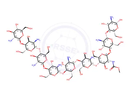 Chemical structure of Chitosan