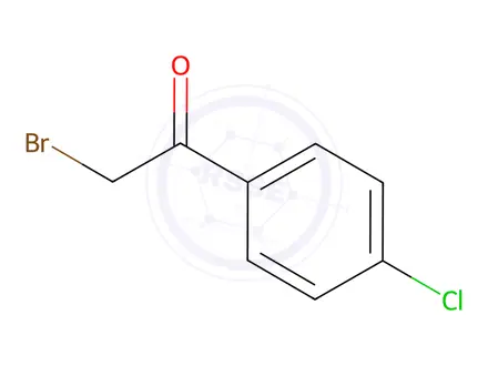 Chemical structure of 4-Chlorophenacyl Bromide
