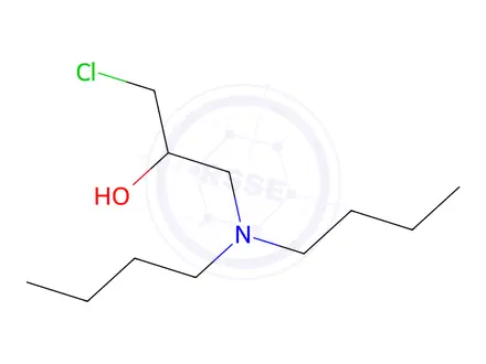 Chemical structure of 1-chloro-3-(dibutylamino)propan-2-ol