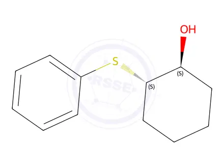 Chemical structure of (1s,2s)-2-(phenylsulfanyl)cyclohexan-1-ol
