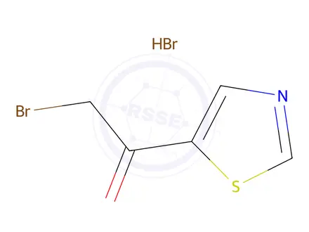 Chemical structure of 2-Bromo-1-(thiazol-5-yl)ethanone hydrobromide