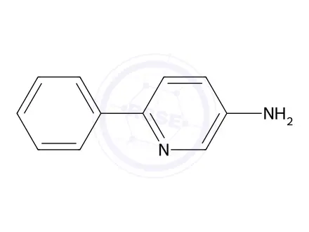 Chemical structure of 6-Phenyl-3-pyridinamine
