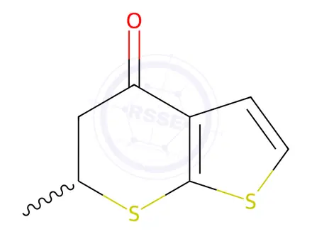 Chemical structure of 6-Methyl-5,6-dihydro-4H-thieno[2,3-b]thiopyran-4-one