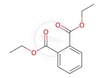 Chemical structure of Phthalic acid, bis-ethyl ester