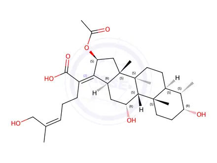 Chemical structure of Sodium Fusidate EP Impurity E