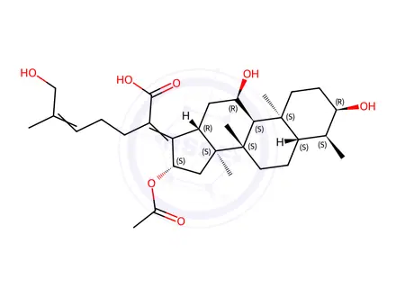 Chemical structure of Fusidic Acid Impurity E(EP)