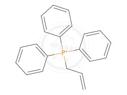 Chemical structure of Allyltriphenylphosphonium chloride