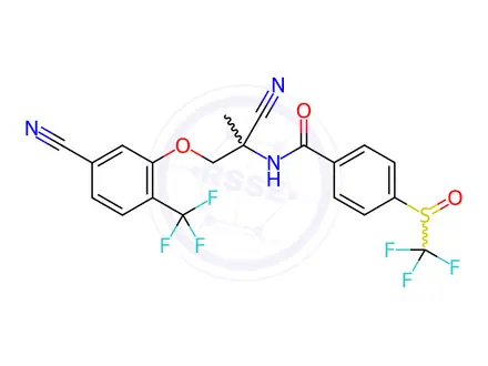 Chemical structure of Monepantel sulfoxide