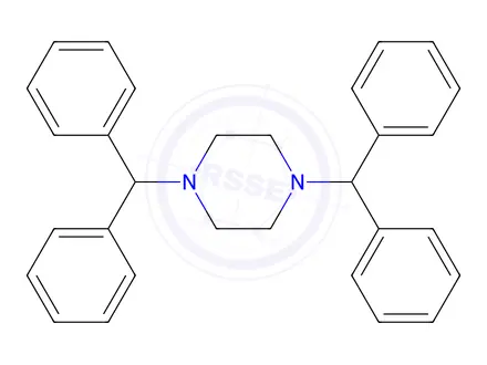 Chemical structure of Cinnarizine-Impurity E (Dihydrochloride Salt)