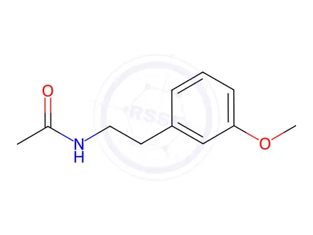Chemical structure of N-(3-methoxyphenylethyl)acetamide