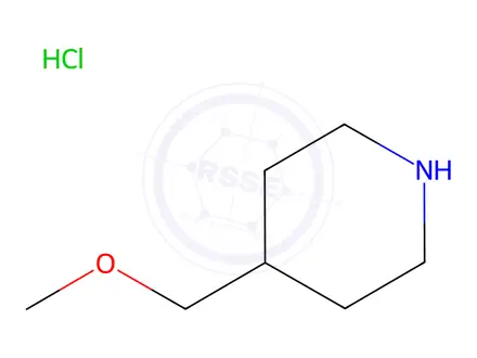 Chemical structure of 4-(Methoxymethyl)piperidine hydrochloride
