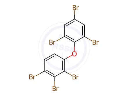 Chemical structure of 2,2',3,4,4',6'-Hexabromodiphenyl Ether