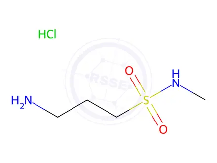Chemical structure of 3-amino-N-methylpropane-1-sulfonamide hydrochloride