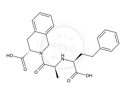 Chemical structure of Quinapril EP Impurity C (Quinapril USP Related Compound B, Quinaprilat)
